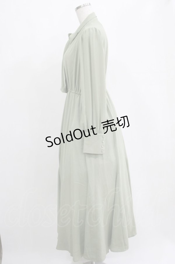 画像2: an another angelus / ボリュームスリーブボウタイワンピース Free MINT H-25-04-13-1026-CA-OP-NS-ZH (2)
