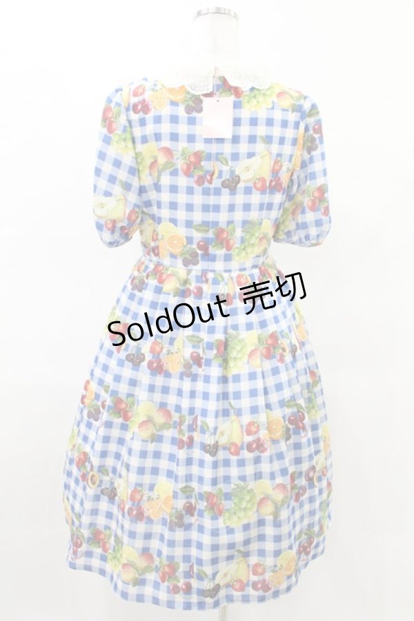 画像3: Melody BasKet / Fruits BasKetワンピース  ブルー H-25-04-13-007-LO-OP-KB-ZH (3)