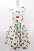 画像1: Emily Temple cute / Dear Strawberryノースリーブワンピース  ミント H-25-04-13-010-ET-OP-KB-ZH (1)