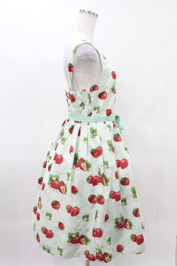 画像2: Emily Temple cute / Dear Strawberryノースリーブワンピース  ミント H-25-04-13-010-ET-OP-KB-ZH (2)