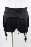 画像1: STIGMATA / ガーター付きショートパンツ M 黒 H-25-04-13-022-GO-PA-KB-ZH (1)