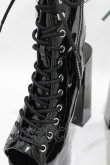 画像5: KILL STAR / エナメルハイヒールサンダル 26cm 黒 H-25-04-13-002-SL-SH-KB-ZH (5)