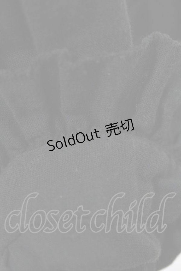 画像3: STIGMATA / ガーゼブラウス S 黒 H-25-04-13-027-GO-BL-KB-ZH (3)