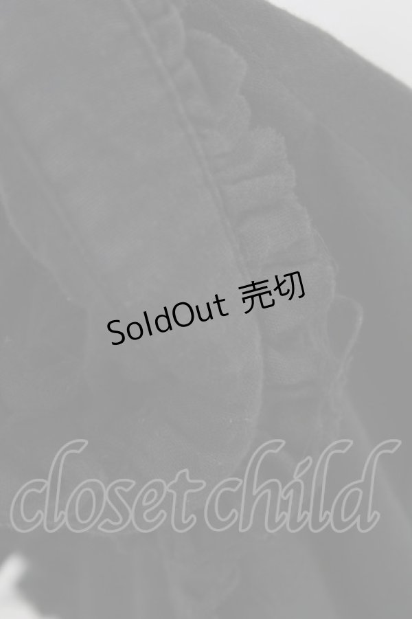 画像4: STIGMATA / ガーゼブラウス S 黒 H-25-04-13-027-GO-BL-KB-ZH (4)