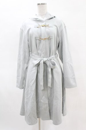 画像: axes femme / ビット付きフードコーディガン Free サックス H-25-04-14-046-AX-TO-NS-ZH