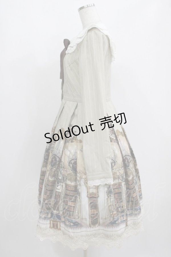 画像2: LIEF / アンジェリカライブラリーワンピース M アイボリー H-25-04-14-1003-LO-OP-NS-ZH (2)