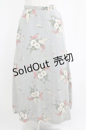 画像: INGEBORG / ロングスカート Free ブルーグレー H-25-04-14-1027-LO-SK-NS-ZH