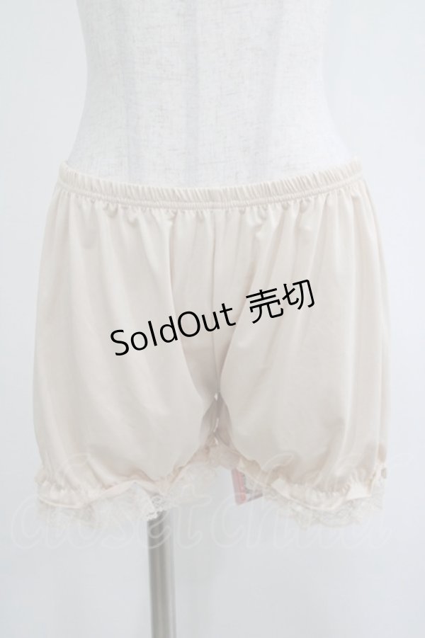 画像1: m petit by misako / AMドロワーズスソレース M~L アイボリー H-25-04-14-1038-LO-PA-NS-ZH (1)