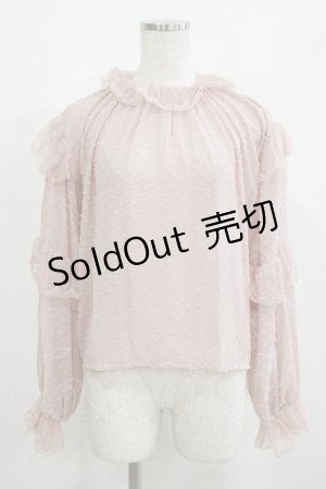 画像: K e y u（海外ブランド） / ドットブラウス Free ピンク H-25-04-14-1056-GO-BL-NS-ZH