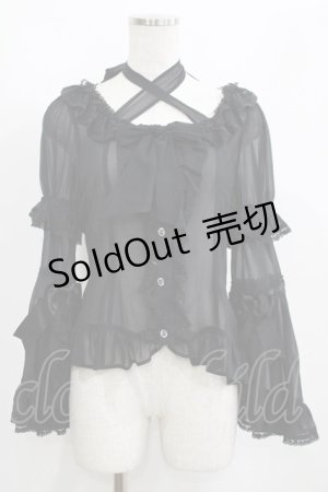 画像: BABY,THE STARS SHINE BRIGHT / シフォンプリンセスドレスブラウス Free ブラック H-25-04-14-1063-BA-BL-NS-ZH