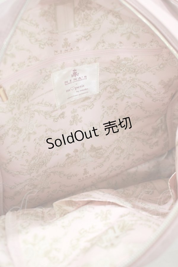画像3: m petit by misako / NINA'S コラボ AM2WAYリュック  ピンク H-25-04-14-1066-LO-BG-NS-ZH (3)