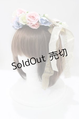 画像: BABY,THE STARS SHINE BRIGHT / バラ雫空のMuse花冠  ピンク H-25-04-14-1077-BA-AC-NS-ZH