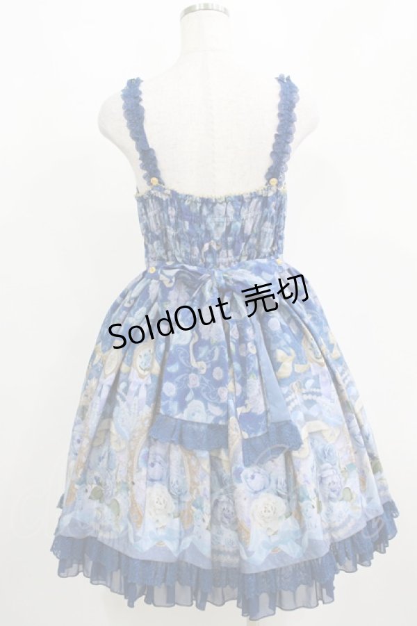 画像3: Angelic Pretty / Rose Museum SpecialジャンパースカートSET Free ブルー H-25-04-14-1008-AP-OP-NS-ZH (3)