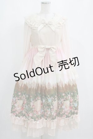画像: BABY,THE STARS SHINE BRIGHT / 月夜の森の AURORA Soiree柄ワンピース Free ピンク H-25-04-14-1009-BA-OP-NS-ZH