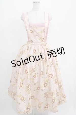 画像: PINK HOUSE / エプロンジャンパースカート Free ピンク H-25-04-14-1019-LO-OP-NS-ZH