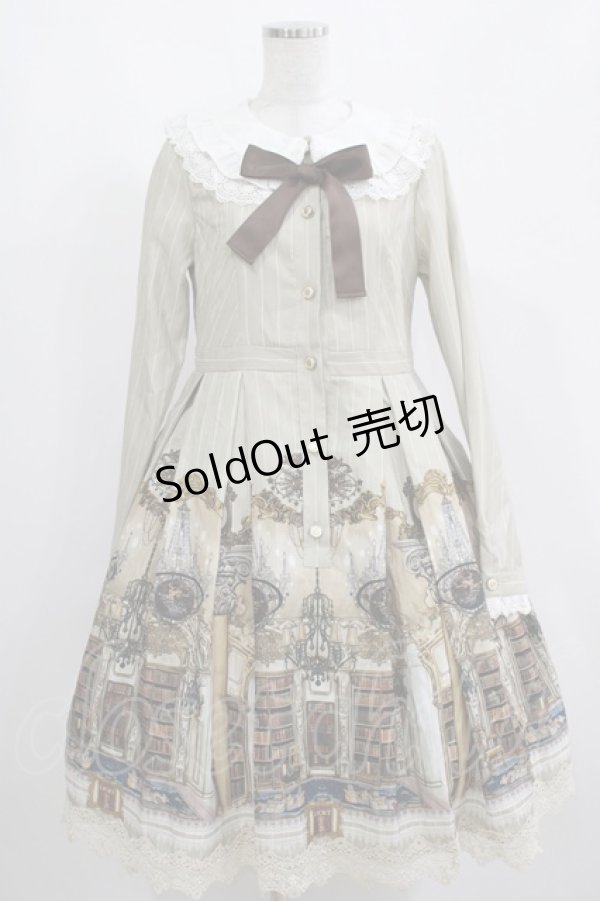 画像1: LIEF / アンジェリカライブラリーワンピース M アイボリー H-25-04-14-1003-LO-OP-NS-ZH (1)