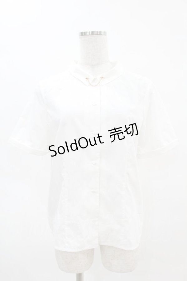 画像1: an another angelus / ピン付きスモールカラーシャツ Free OFF WHITE H-25-04-14-028-CA-BL-NS-ZH (1)