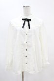 画像1: axes femme Red label / Redlabel刺繍ブラウス XL 生成り H-25-04-14-029-PU-BL-NS-ZH (1)