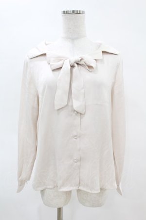 画像: an another angelus / オフショル開衿ボウタイブラウス Free IVORY H-25-04-14-043-CA-BL-NS-ZH