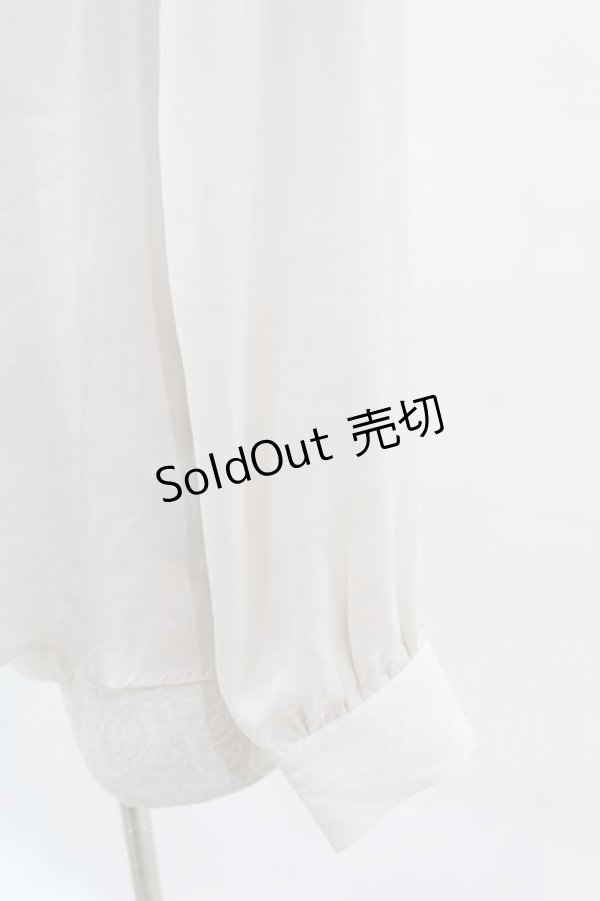 画像3: an another angelus / オフショル開衿ボウタイブラウス Free IVORY H-25-04-14-043-CA-BL-NS-ZH (3)