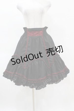 画像: Ozz oneste / リバーシブルスカート  黒×赤 H-25-04-15-031-OO-SK-KB-ZH