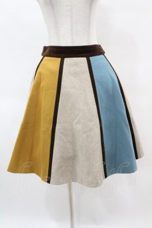 画像: Jane Marple / Color block gored skirt M ミックス H-25-04-15-033-JM-SK-KB-ZT080