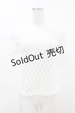 画像: MILK / ルージュアンダートップス  白 H-25-04-15-043-ML-TO-KB-ZH