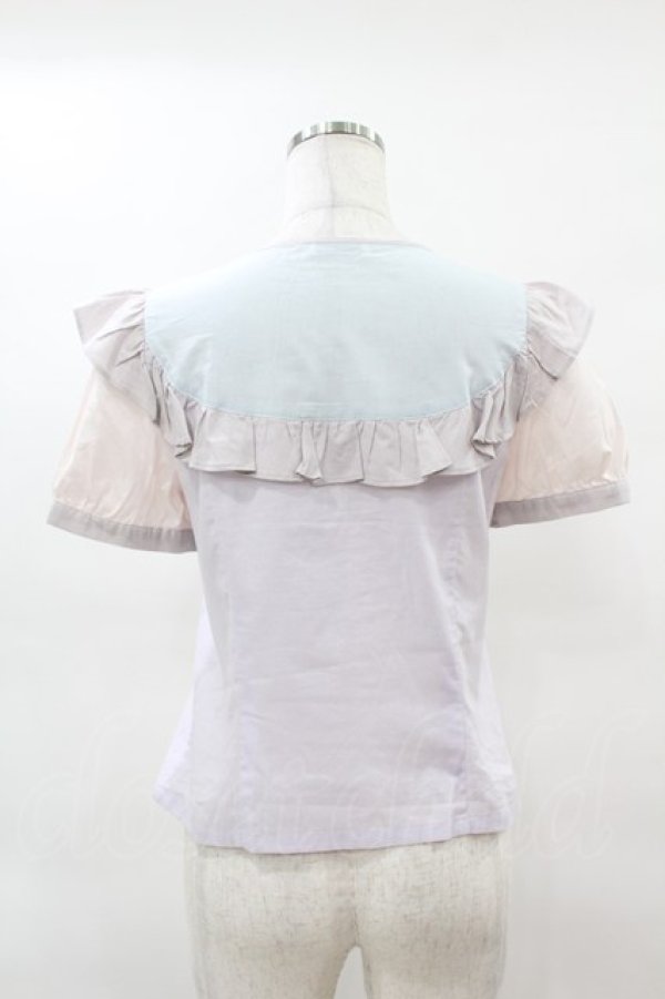 画像2: MILK / ラビットパフブラウス  MIXカラー H-25-04-15-045-ML-BL-KB-ZH (2)