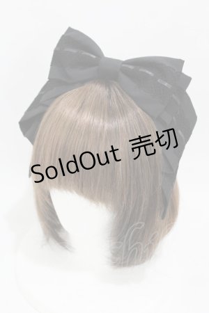 画像: Innocent World / アリスリボンドレスカチューシャ  ブラック H-25-04-15-1001-IW-AC-NS-ZH