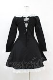 画像2: mellfy memory / Precious memories flare ニットワンピース M BLACK H-25-04-15-1034-0-OP-NS-ZH (2)