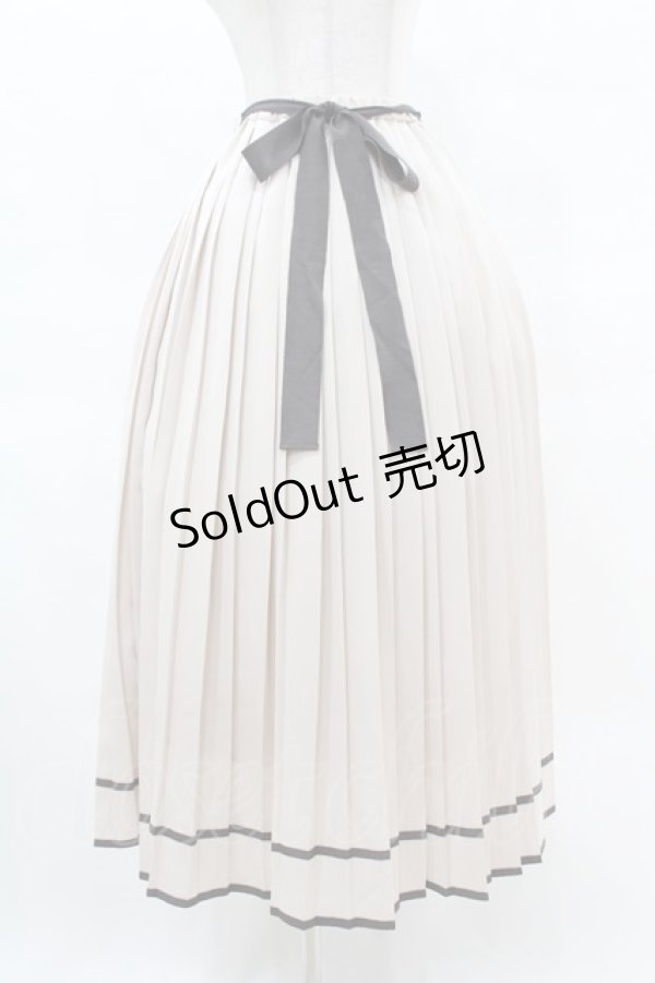 画像1: an another angelus / 裾ライン変形プリーツスカート Free PINK BEIGE H-25-04-15-1035-CA-SK-NS-ZH (1)