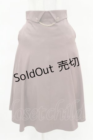 画像: an another angelus / コインチェーン使いナロースカート Free MAUVE H-25-04-15-1037-CA-SK-NS-ZH