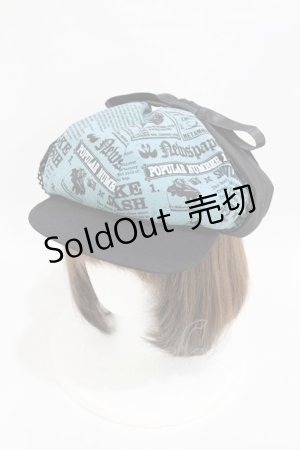 画像: metamorphose / いたずら黒猫Wanted！名探偵キャスケット  ブルーグリーン(Blue Green) H-25-04-15-1007-ME-AC-NS-ZH