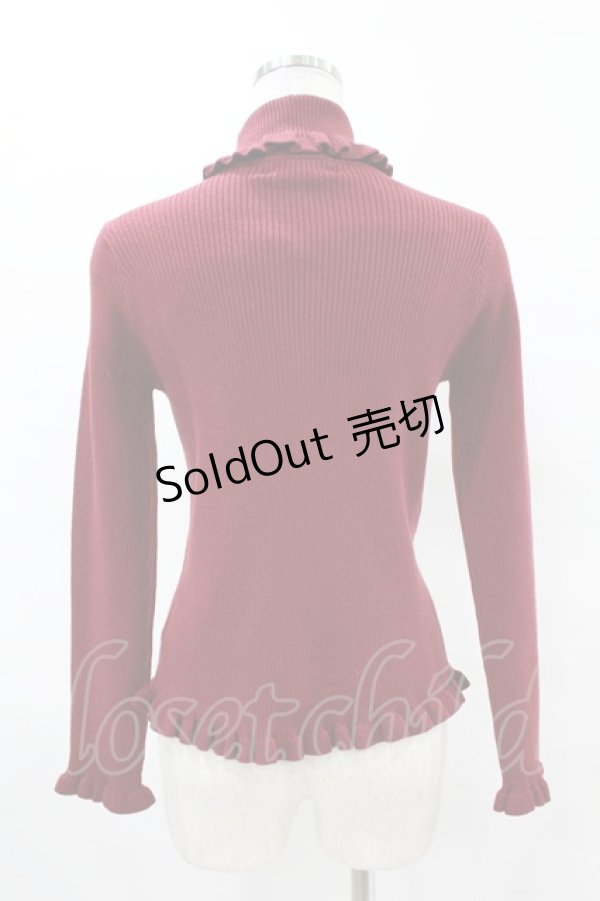 画像2: m petit by misako / サンリオキャラクターズコラボ ハローキティ ニットプルオーバー S ワイン H-25-04-15-1060-LO-TO-NS-ZH (2)