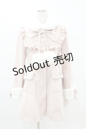 画像: Ank Rouge / Re Twinkle ヨークフリルコート M ピンク H-25-04-15-1063-CA-CO-NS-ZT-C042