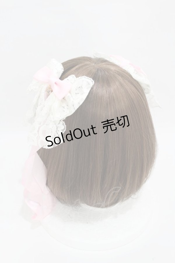 画像2: LOLITAその他 / ツインリボンクリップセット  サックス/ピンク H-25-04-15-1009-LO-AC-NS-ZH (2)