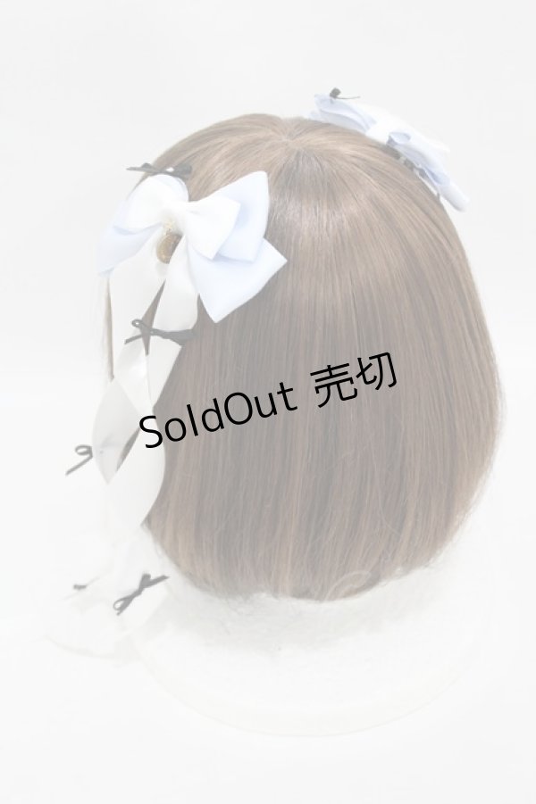 画像4: LOLITAその他 / ツインリボンクリップセット  サックス/ピンク H-25-04-15-1009-LO-AC-NS-ZH (4)