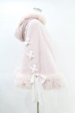 画像3: mellfy memory / Milky Sugar ribbon poncho コート M PINK H-25-04-15-1014-0-CO-NS-C042 (3)
