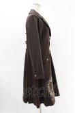 画像3: metamorphose / クラウンエンブレム刺繍入りコート サイズ1 ブラウン H-25-04-15-1016-ME-CO-NS-ZT-C063 (3)