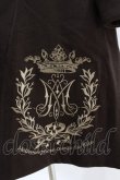 画像5: metamorphose / クラウンエンブレム刺繍入りコート サイズ1 ブラウン H-25-04-15-1016-ME-CO-NS-ZT-C063 (5)