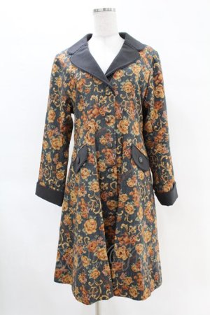 画像: metamorphose / ゴブラン風くまちゃんコートワンピース サイズ1 黒(Black) H-25-04-15-1017-ME-CO-NS-ZH
