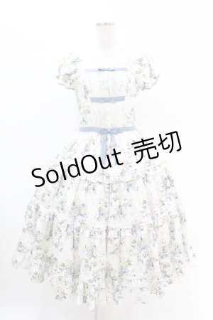 画像: Victorian maiden / ロココブーケリボンティアードロングドレス FREE ブルー H-25-04-15-1018-CL-OP-NS-ZH