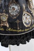 画像5: metamorphose / Clock Forest Night フリルジャンパースカート サイズ1 グレイッシュナイト(Grayish Night) H-25-04-15-1020-ME-OP-NS-ZH (5)