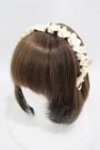 画像1: m petit by misako / AMギャザーカチューシャ  アイボリー H-25-04-15-1004-LO-AC-NS-ZH (1)