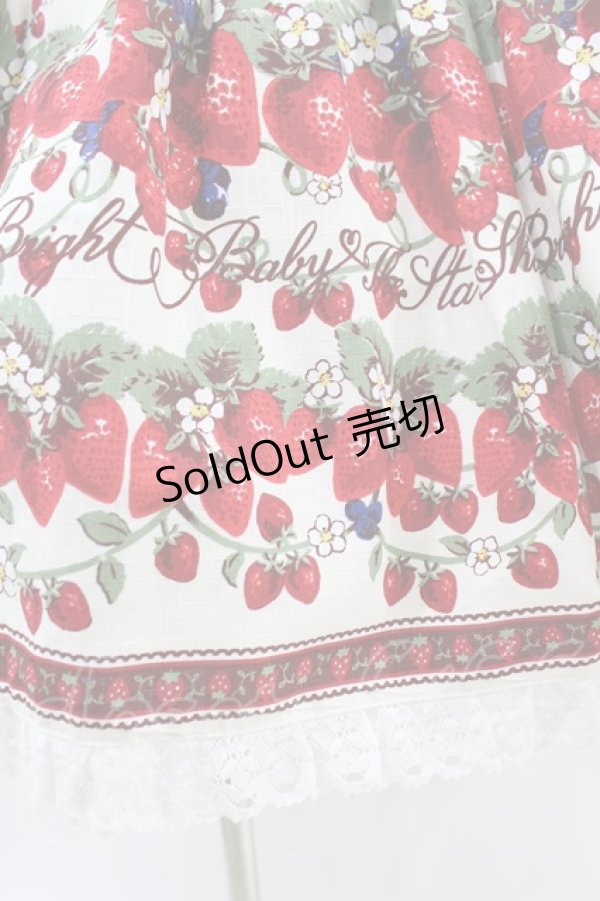 画像5: BABY,THE STARS SHINE BRIGHT / Strawberry Garden柄ジャンパースカートI Free 生成り H-25-04-15-1023-BA-OP-NS-ZH (5)