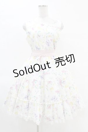 画像: mellfy memory / Charm me floralワンピース M WHITE H-25-04-15-1024-0-OP-NS-ZH