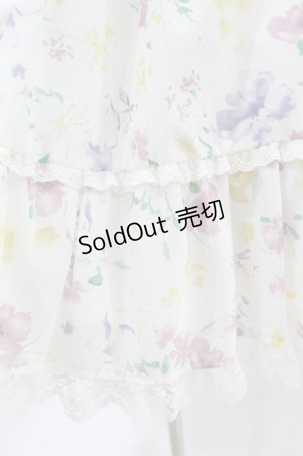 画像5: mellfy memory / Charm me floralワンピース M WHITE H-25-04-15-1024-0-OP-NS-ZH (5)