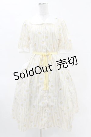 画像: Melody BasKet / Marguerite honey beeワンピース  イエロー H-25-04-15-018-LO-OP-KB-ZH