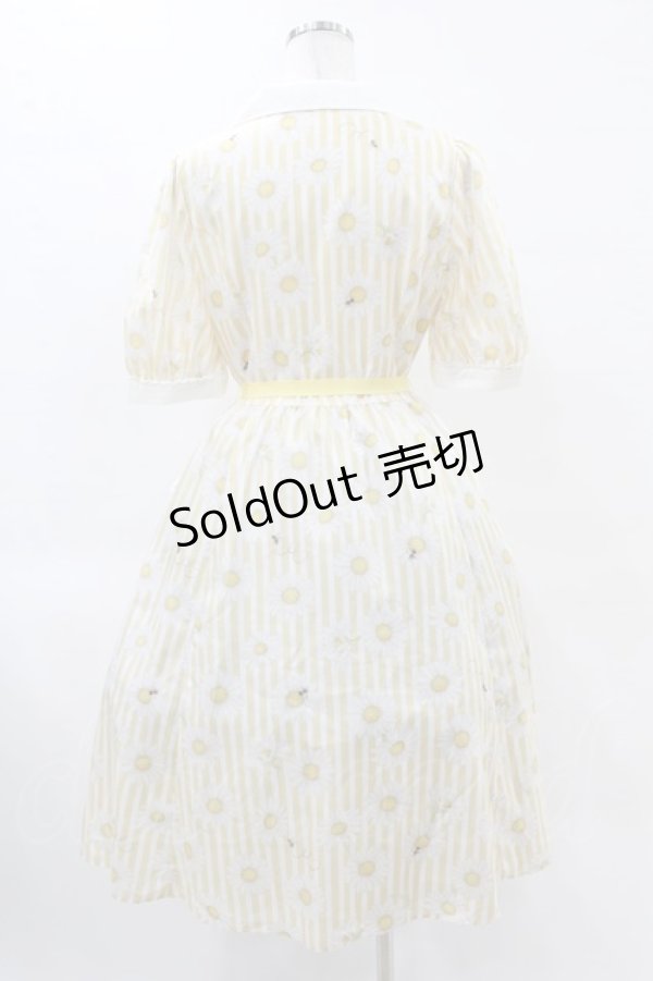 画像2: Melody BasKet / Marguerite honey beeワンピース  イエロー H-25-04-15-018-LO-OP-KB-ZH (2)