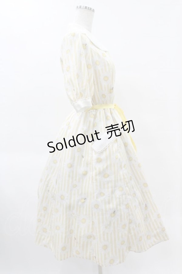画像3: Melody BasKet / Marguerite honey beeワンピース  イエロー H-25-04-15-018-LO-OP-KB-ZH (3)